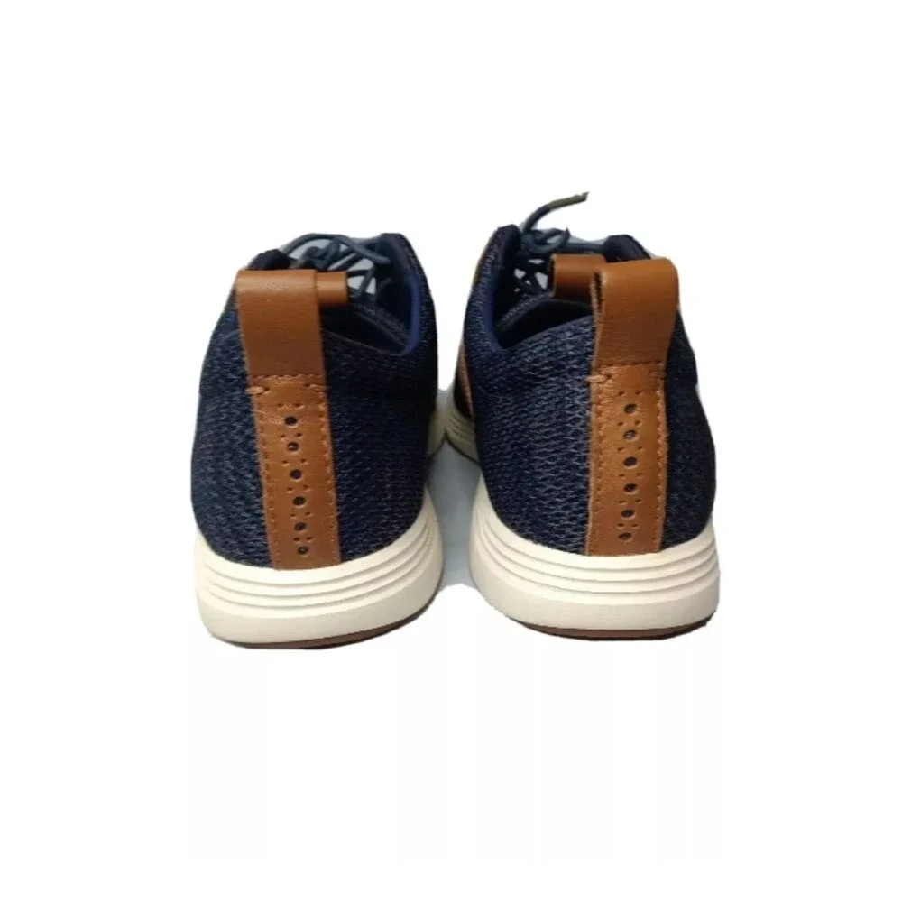 Cole Haan Men's Grand Tour Knit OxfordMen's Shoes Sz 9. 5 Blue Tan Retail $150